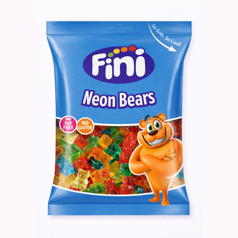 Ζελεδάκια Fini Neon Bears 90gr. (12τμχ.)