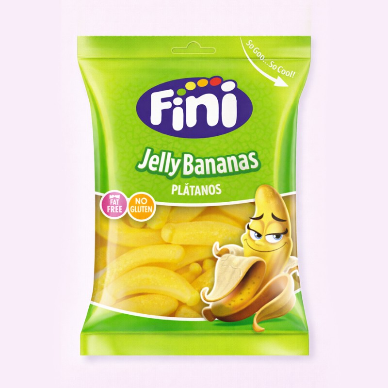Ζελεδάκια Fini Jelly Bananas 90gr. (12τμχ.)