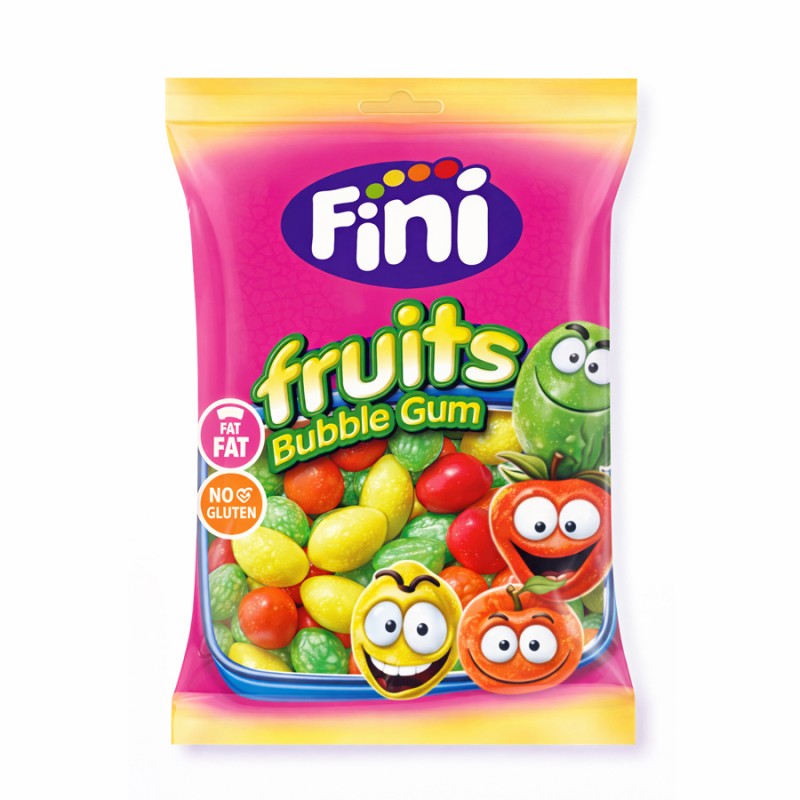 Ζελεδάκια Fini Fruits Bubble Gum 90gr. (12τμχ.)