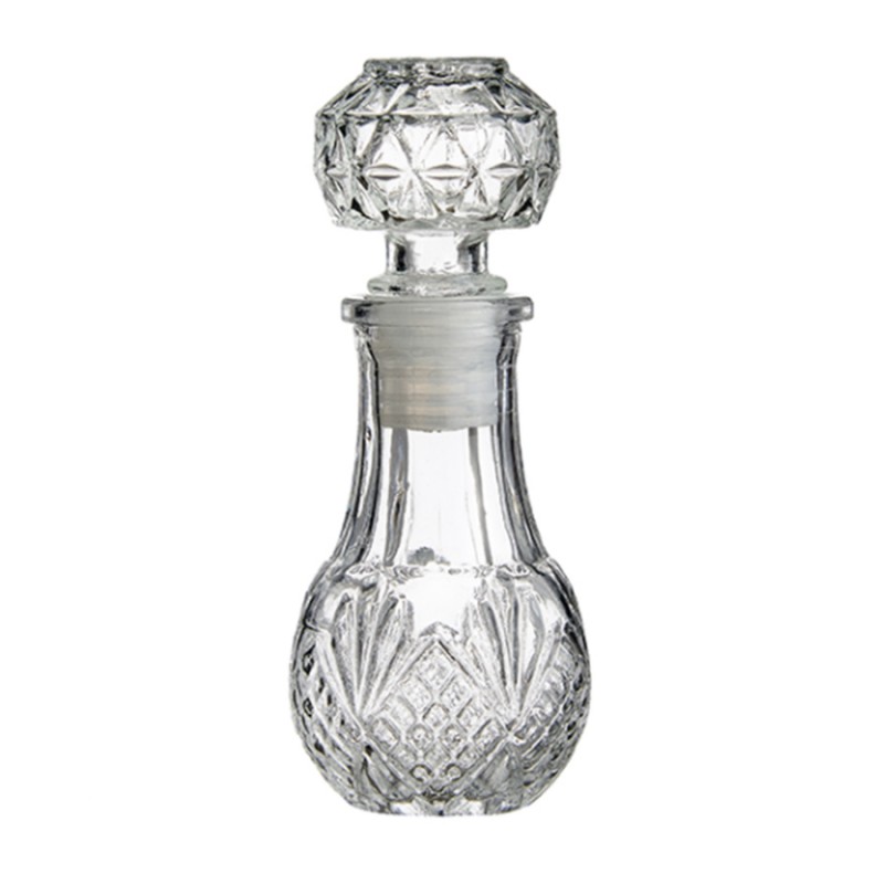 Μπομπονιέρα Γάμου Γυάλινο Διακοσμητικό Μπουκαλάκι Vintage 0152.19213