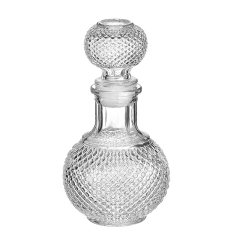 Μπομπονιέρα Γάμου Γυάλινο Διακοσμητικό Μπουκαλάκι Vintage 0152.19221