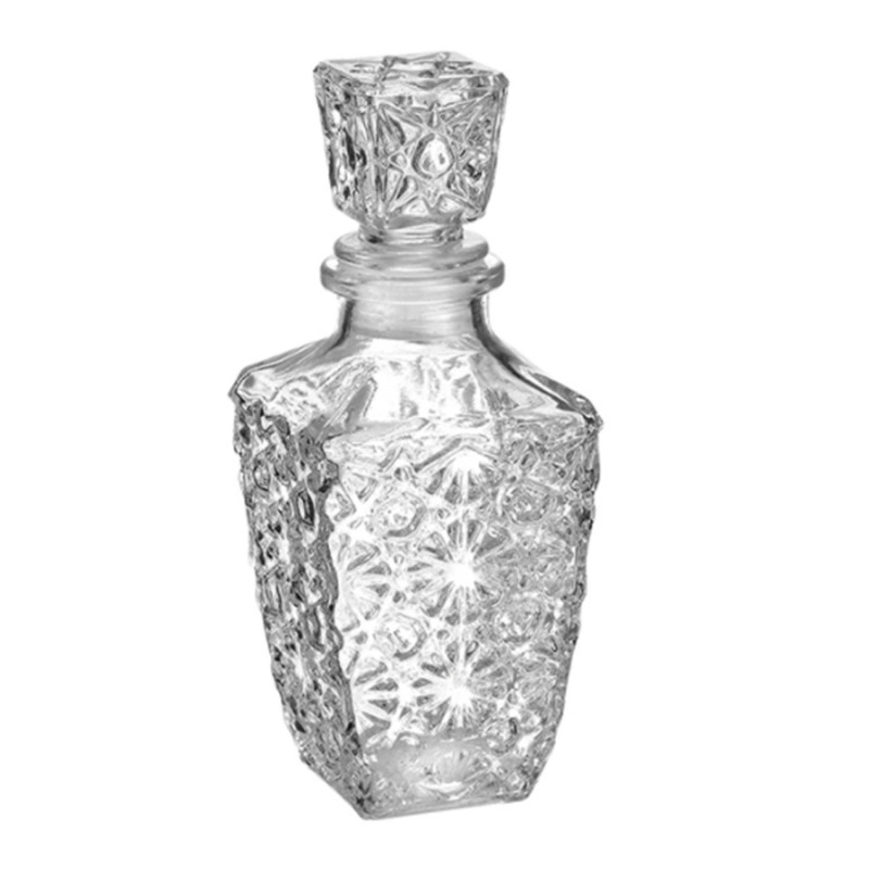 Μπομπονιέρα Γάμου Γυάλινο Διακοσμητικό Μπουκαλάκι Vintage (5.7x14.2εκ.) 0152.19224 