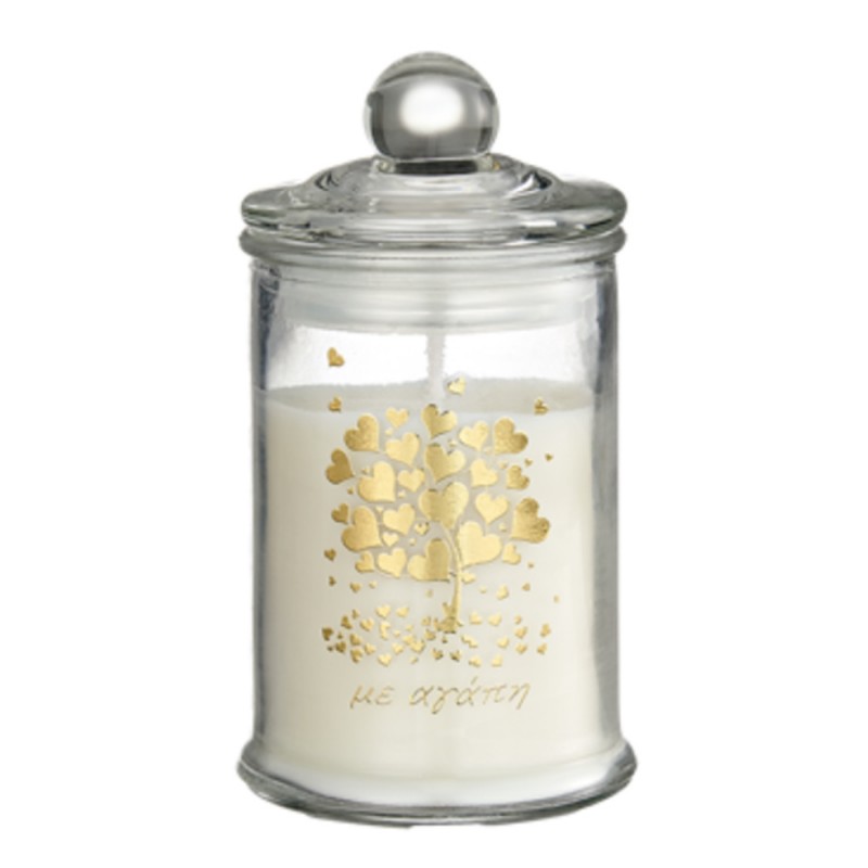 Μπομπονιέρα Γάμου Διακοσμητικό Βαζάκι Με Αρωματικό Κερί 0152.19411