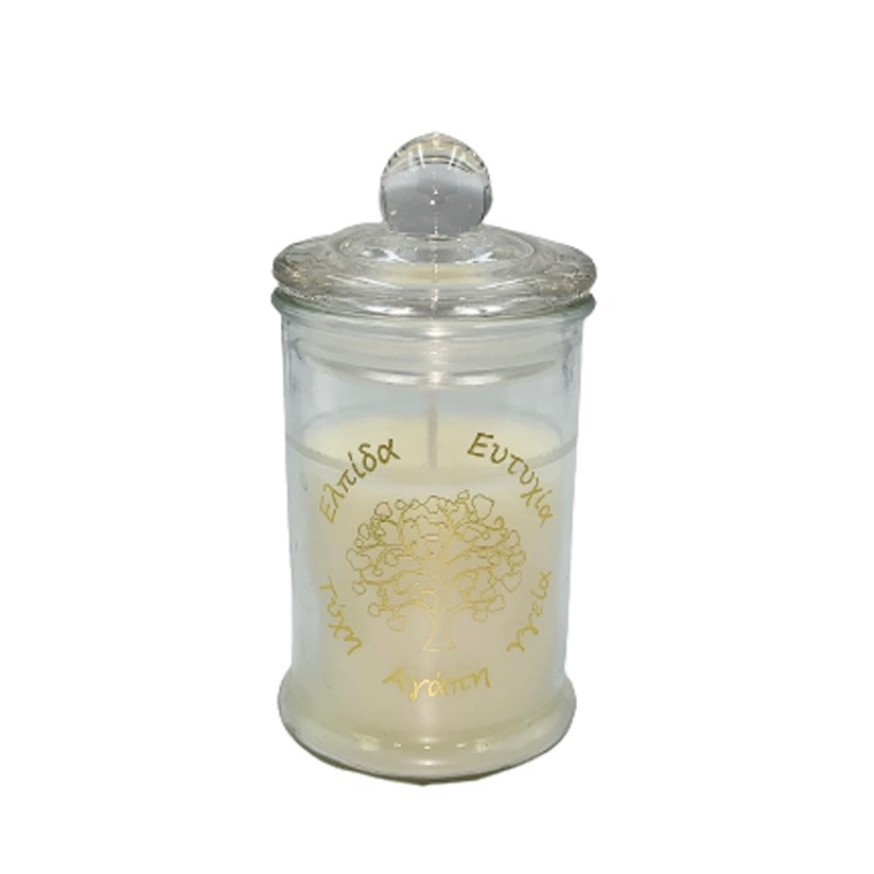 Μπομπονιέρα Γάμου Διακοσμητικό Βαζάκι Με Αρωματικό Κερί 0152.19417