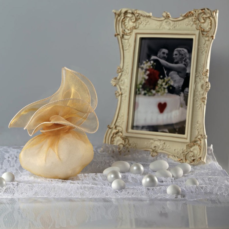 Μπομπονιέρα Γάμου Πουγκί 16Τ128