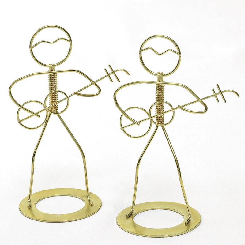 Μπομπονιέρα Βάπτισης Μεταλλικός Κιθαρίστας Μ6308