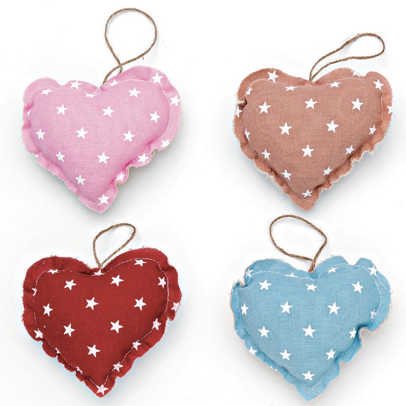 Μπομπονιέρα Βάπτισης Υφασμάτινο Μαξιλαράκι Καρδιά Μ9663