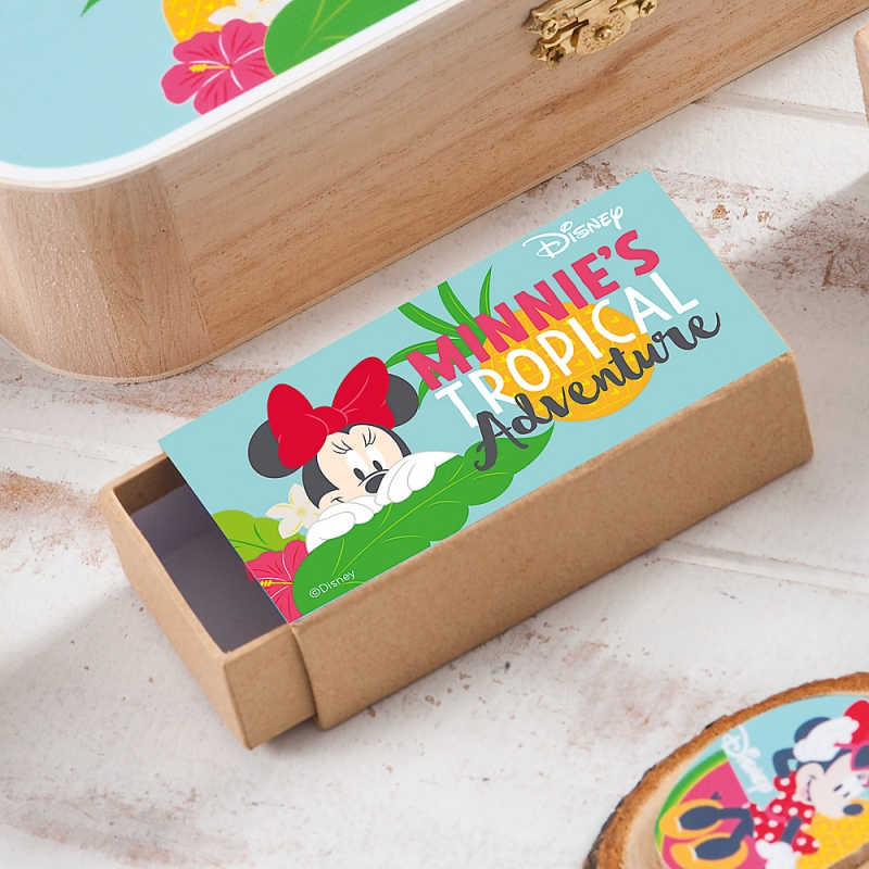 Μπομπονιέρα Βάπτισης Σπιρτόκουτο Minnie Mouse   ΝΑ1105