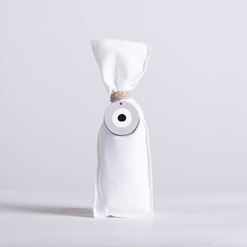 Μπομπονιέρα Βάπτισης Πουγκί Μακρόστενο  Ίσιο (6x19εκ.) 376