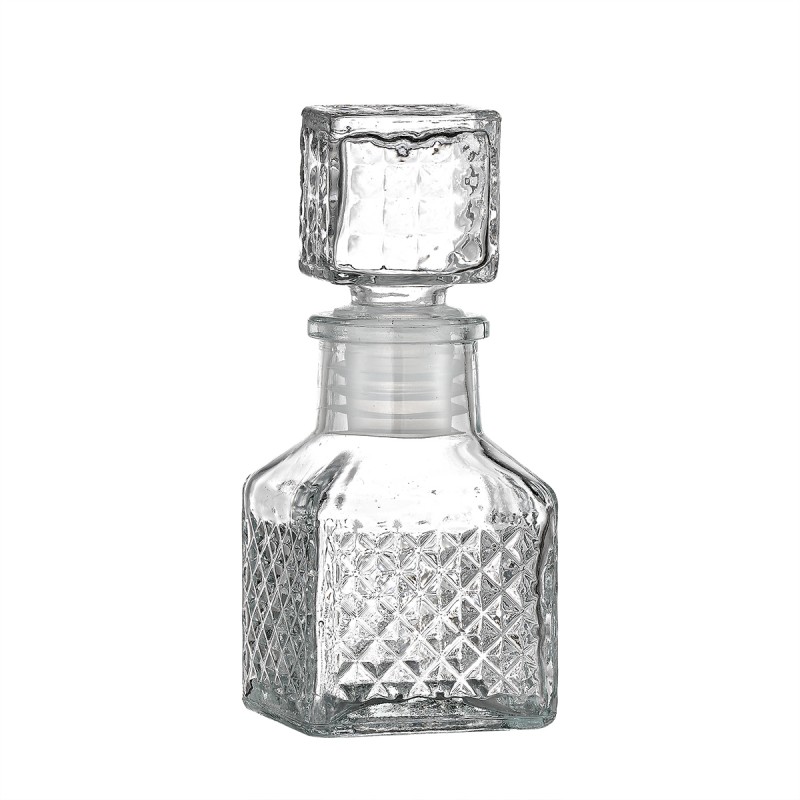 Μπομπονιέρα Βάπτισης Γυάλινο Διακοσμητικό Μπουκαλάκι Vintage 0152.19215