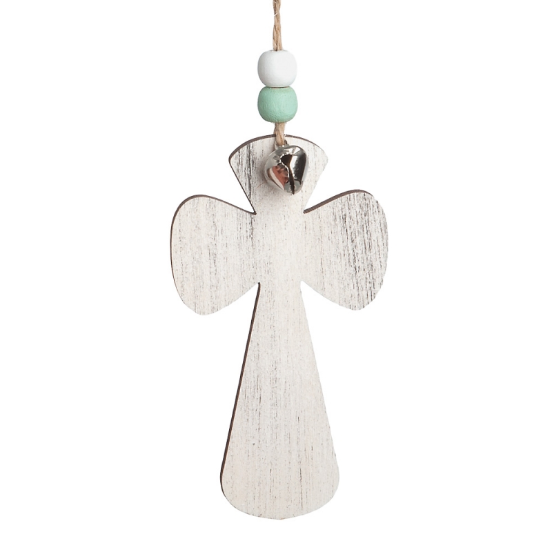 Μπομπονιέρα Βάπτισης Ξύλινος Κρεμαστός Σταυρός 18106