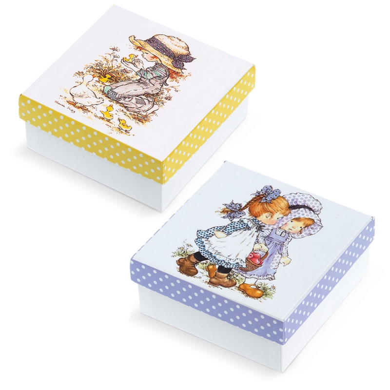 Μπομπονιέρα Βάπτισης Χάρτινο Κουτί Sarah Key 81610