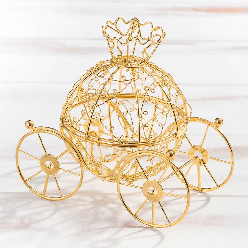 Μπομπονιέρα Βάπτισης Μεταλλική  Άμαξα Β4385-Χ