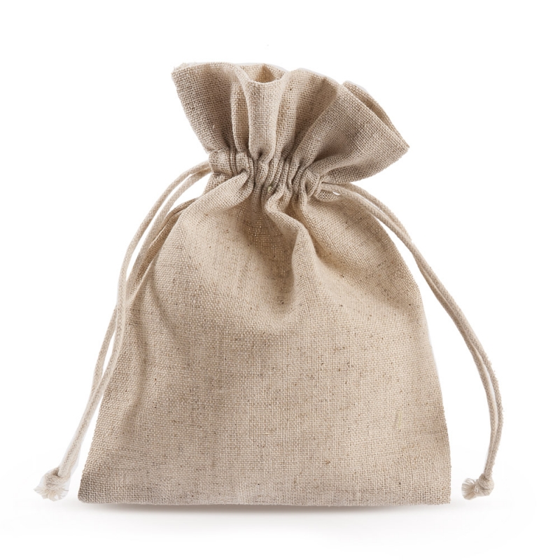 Μπομπονιέρα Γάμου Πουγκί Λινό Τ12-128/Α