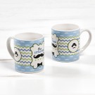 Μπομπονιέρα Βάπτισης Πορσελάνινη Κούπα Little Man ΜΓ1701 (5τμχ)