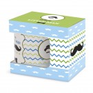 Μπομπονιέρα Βάπτισης Πορσελάνινη Κούπα Little Man ΜΓ1701 (5τμχ)