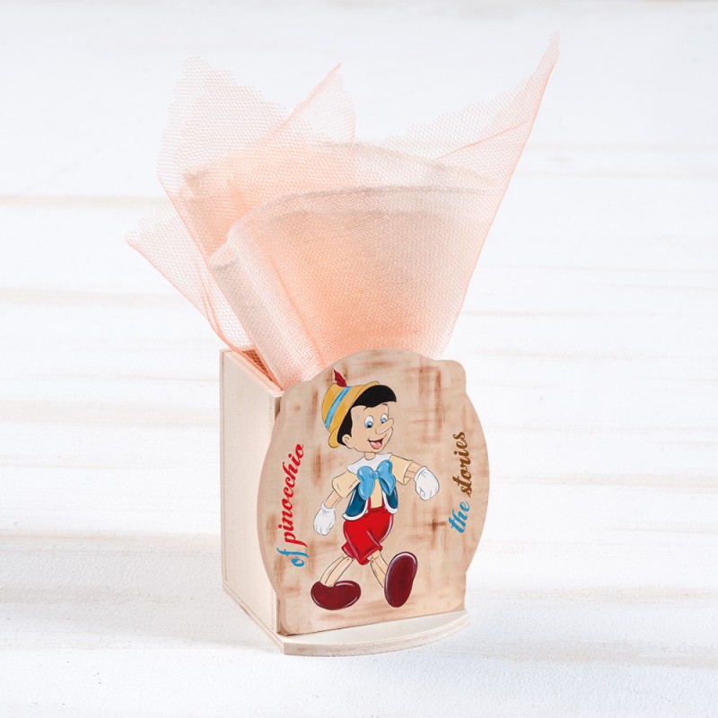 Μπομπονιέρα Βάπτισης Μολυβοθήκη Πινόκιο ΜΛ881 (7τμχ)