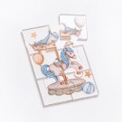 Μπομπονιέρα Βάπτισης Puzzle Καρουζελ 031-440-01