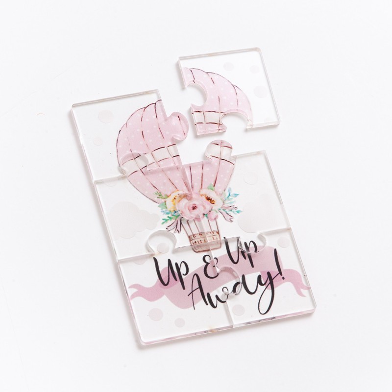 Μπομπονιέρα Βάπτισης Puzzle Αερόστατο 031-990-01