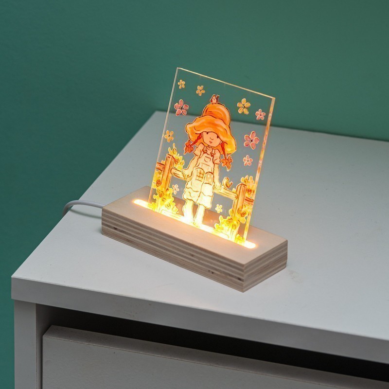 Μπομπονιέρα Βάπτισης Διακοσμητικό Με Led Sarah Kay 021-248-01