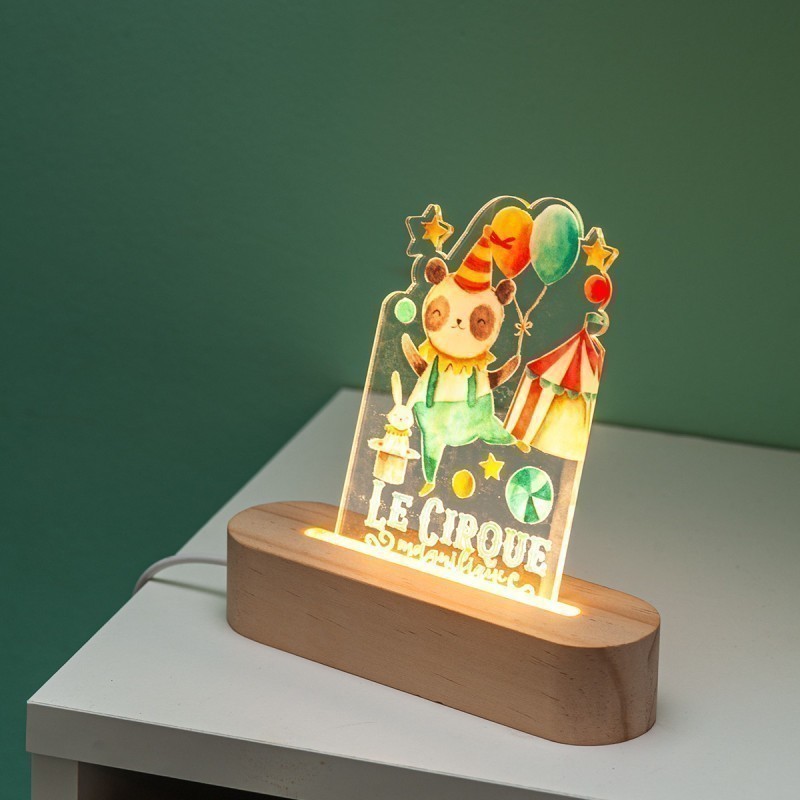 Μπομπονιέρα Βάπτισης Διακοσμητικό Με Led Τσίρκο 023-468-01