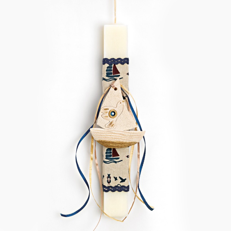 Πασχαλινή Λαμπάδα - Θαλασσινά Σχέδια  ΕΛ656