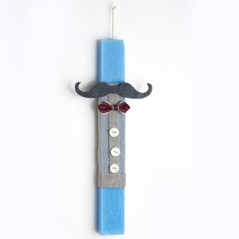 Πασχαλινή Λαμπάδα - Μουστάκι ΕΛ090