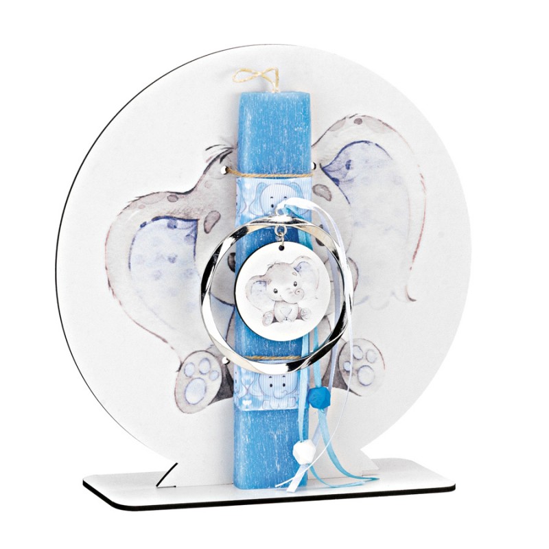 Πασχαλινή Λαμπάδα Σε Βάση  - Ελεφαντάκι ΕΛ725ΒΣ