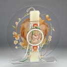 Πασχαλινή Λαμπάδα Σε Βάση Plexiglass - Λιοντάρι ΕΛ739ΒΣ