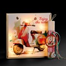 Πασχαλινή Λαμπάδα Με Φωτιζόμενο Κάδρο - Βέσπα ΕΛ1089Φ