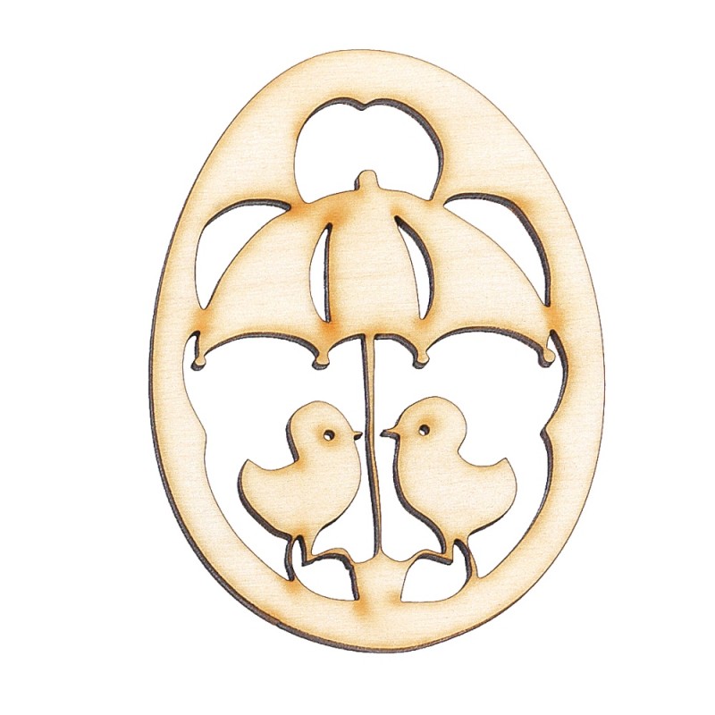 Ξύλινο Διακοσμητικό Αυγό Μ1719
