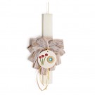 Πασχαλινή Λαμπάδα - Ματάκι - Λουλούδια ΕΛ1120