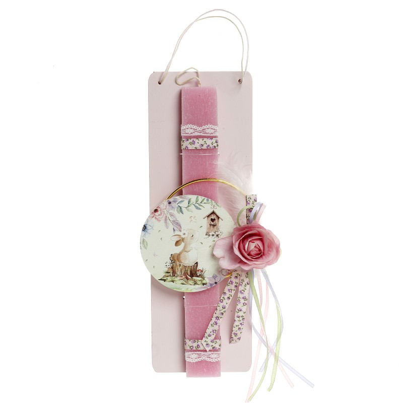 Πασχαλινή Λαμπάδα - Λουλούδια ΠΛ640