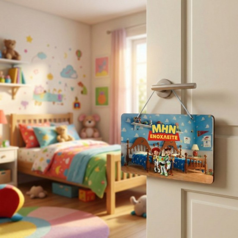 Πασχαλινή Λαμπάδα Με Πινακίδα Πόρτας - Toy Story ΠΛ-2632