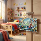 Πασχαλινή Λαμπάδα Με Πινακίδα Πόρτας - Super Mario ΠΛ-2633