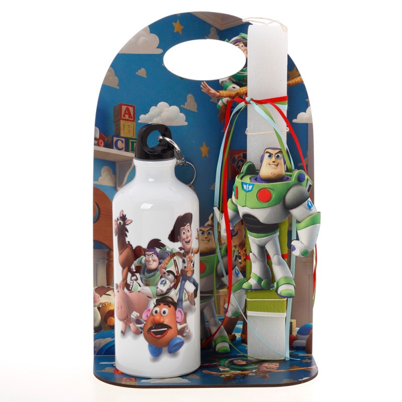 Πασχαλινή Λαμπάδα Με Παγούρι - Toy Story ΠΛ-2678