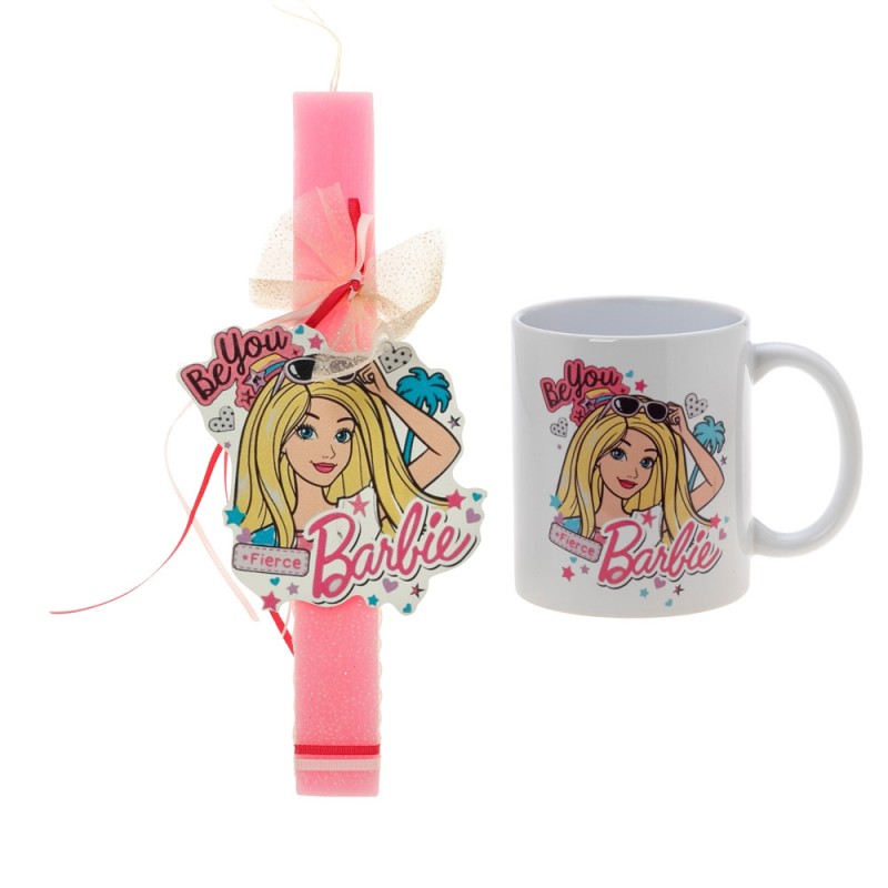 Πασχαλινή Λαμπάδα Με Κούπα-  Barbie ΠΛΣ-2603Κ
