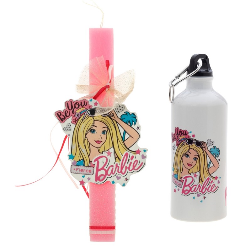 Πασχαλινή Λαμπάδα Με Παγούρι -  Barbie ΠΛΣ-2603Π