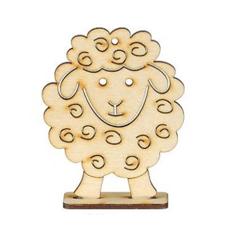 Ξύλινο Διακοσμητικό (σετ 2τμχ.) Μ1726