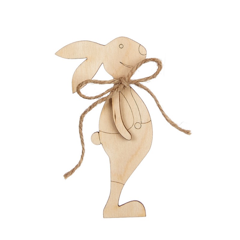 Ξύλινο Διακοσμητικό Λαγουδάκι Μ2645-1