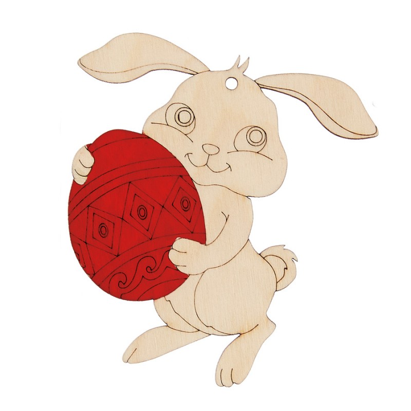 Ξύλινο Διακοσμητικό Λαγός Μ2646-Κ