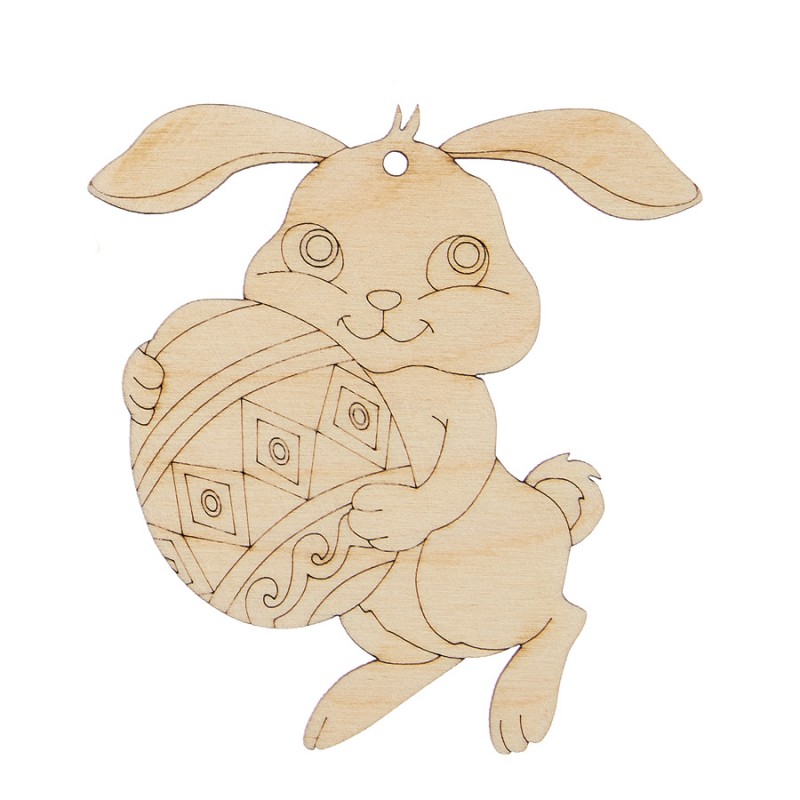 Ξύλινο Διακοσμητικό Λαγός Μ2646-Φ