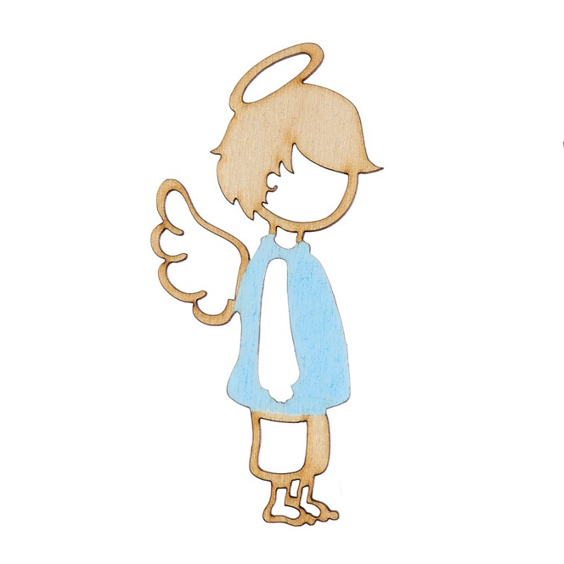 Ξύλινο Διακοσμητικό Αγγελάκι Μ2647-Σ