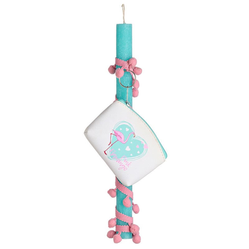 Πασχαλινή Λαμπάδα - Πορτοφολάκι Φλαμίνγκο (2x28,5εκ.) 0335.25117