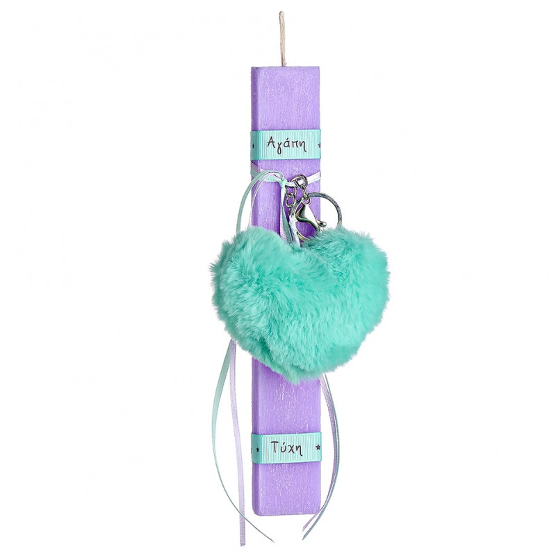 Πασχαλινή Λαμπάδα - Καρδιά (3,8x1,8x26εκ.) 0335.25118