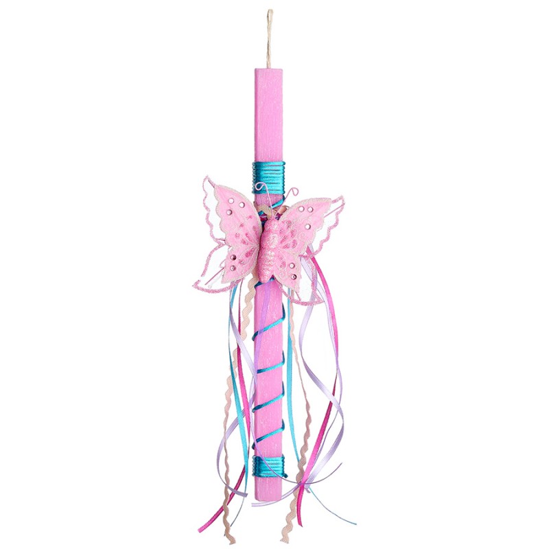 Πασχαλινή Λαμπάδα - Πεταλούδα (1,7x1,7x28εκ.) 0335.25144