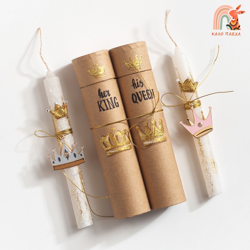 Πασχαλινές Λαμπάδες Για Ζευγάρι 16345