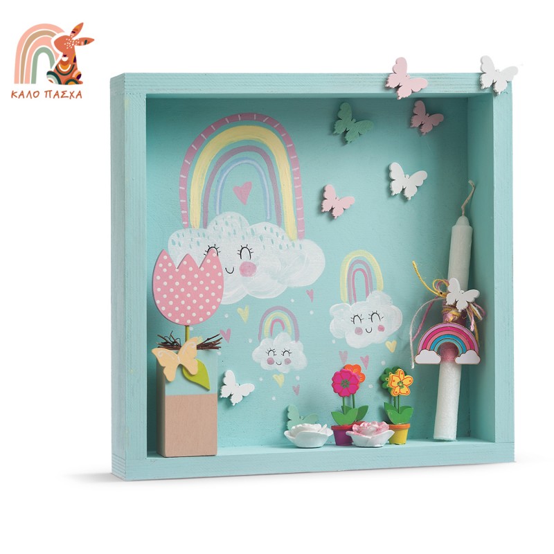 Πασχαλινή Λαμπάδα - Ουράνιο Τόξο 19525