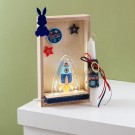 Πασχαλινή Λαμπάδα Με Led - Πύραυλος (24x14εκ.) 02285