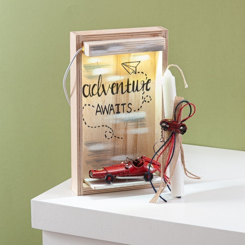  Πασχαλινή Λαμπάδα Με Led Formula (24x14εκ.) 02336